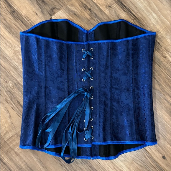 Royal Blue Corset Top sz xl 36” bust - Picture 2 of 5